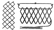 Основа-полоска из двух петель, Вязание изделия в ширину 
