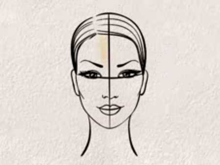 Коррекция формы лица с помощью макияжа