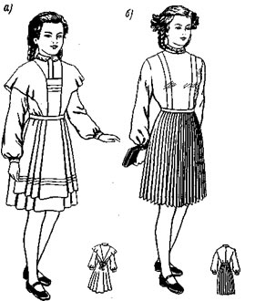 Советская школьная форма для девочек, пошив