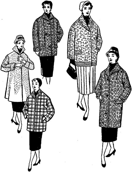 Из старого пальто можно пошить полупальто или куртку