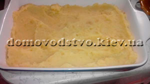 картофельное пюре в форме для выпекания