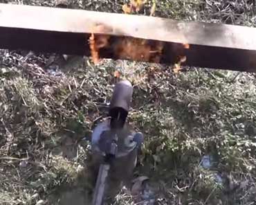 Обжиг - способ предохранения дерева от гниения