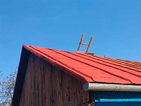 Ремонт железной крыши