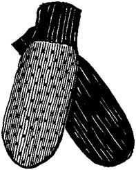 Вязание варежек